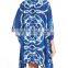 C27 Custom Moody Blues Print Cover-Up Beach Kimono