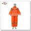 safety mason solid plasterer orange nylon raincoat