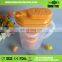 Latest modern design plastic milk jug with cups 2L