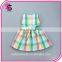Color Plaid baby dress children dress princess skirt 2017 summer girls dress