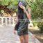 New Sexy Women Sleeveless Hooded Sweater Army Military Camouflage Dress