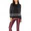 Ladies Winter Coats Women Coat Windbreaker Ribbon Collar And Cuff Woman Clothing