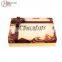 Custom Logo Cardboard Chocolate Packaging Gift Box