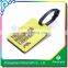Personalized Cartoon Custom 3D soft silicone travel soft pvc luggage tag