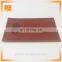 special design custom handmade pu/genuine embossed leather label for garment
