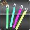 Colored led glow light stick with rope necklace for party ornaments