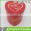 red heart shape gift chocolate box metal tin wholesale