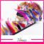 2017 hot selling New colorful rooster feather trim feather fringe for garment dressing sandals