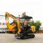 2019 Hot Sale 0.8ton 1.8ton 2.2ton Small Excavator In Orchard Farm Garden