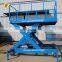 7LSJY Shandong SevenLift scissor telescopic chinese ce 6m hydraulic electric mobile man lifter