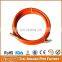 CE BS EN ISO 3821 Standard 25 Foot Orange PVC LPG Gas Connection Hose With Male & Female Fittings, PVC Flexible Gas LPG Hose