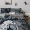 Modern Simple design bedsheet home quilt bedding set 100% cotton