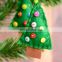 Wholesale Felt Christmas Tree Ornaments Custom Animal Reindeer Indoor Decoration Gifts With Ribbon Sling