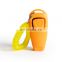 Custom Logo 2 in 1 Pet Dog Training Whistle Clicker with Wrist Strap Key Ring