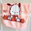 2020 summer hot selling wholesale 100 polyester super soft cartoon animal printed nontoxic safe baby swaddle wrap blanket