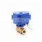 2-way motorized brass ball valve ADC9-24V actuator electric actuators automatic control water valve  treaded NPT BSP ball valve