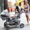 twin baby stroller / double baby pram for twins