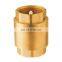 1/2 - 4 Inch Factory Provide Directly Good Selling Spring Water Brass In-line Spring Vertical Check Valve