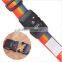 Geekdigg TSA 3-dial Luggage Straps Lock Adjustable Suitcase Travel Belt Rainbow