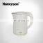 Honeyson top hotel white 1 litre tea kettle with hospitality tray