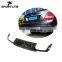 Real Carbon fiber C63 Rear Diffuser W204 diffuser For Mercedes-Benz