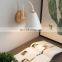 Nordic wooden wall lights modern bedside wall lamp