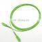 New arrival fiber optic sc apc singlemode simplex 3.0mm green patch cords
