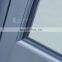 aluminium double frosted tempered modern casement hinge door for bathroom interior hotel home house