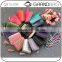 New soft woven leather zippered card holder organ pocket bulk business card holder