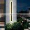 Modern Waterproof Outdoor Long Strip LED Wall Lamp Garden Porch Sconce Light Outdoor Decoration Wall Light