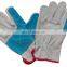 Cheap Mens Gray Cow Split Leather Driving Gloves for Work