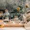 Tabletop Decoration Wholesale Nordic Home Wedding Creative Unique Mini Pot Set Decorative Flower Bottle Glass Vase