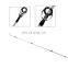 Byloo Solid rocket-fishing-rod fishing rod 4.5m surf 40t carbon fiber fishing rod 360 silver