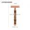 Eco Bamboo Wood handle Razor Blade Double Edge Shaving Razor for Women and Men Face