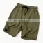 Wholesale Drawstring Embroidery Logo Grey Shorts French Terry Cotton Custom Men Shorts