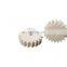 Custom wholesale Beige small diameter plastic nylon straight gear ring flat gear nylon