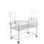 HC-M025 Medical Movable Stainless Steel Crib Baby Cot Bed Hospital Home Use Children Infant Cart Bed