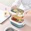Eco Friendly Cute Latest Custom Printed Korean Plastic Style School Stainless Steel Insulated Bento Kids Lunch Box