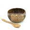 100% Eco-friendly Set Coconut Shell Bowl and Spoon Wholesale high quality beautiful coconut salad bowl made in Vietnam