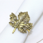 Top Selling Antique Metal Leaf Design Tabletop Accessories Napkin Ring for Party Use Table Decoration