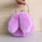 010Plush Bag Female Oblique Crossbody Korean Version Lovely chain women Rabbit handbag fur Plush shoulder Bag Rabbit Ear Clip Mouth Bag