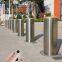 Factory Sturdy Private Scenic Area Anti-theft 304 Heavy Duty Metal Parking Post Intelligent Pedestrian Warning Security Bollard