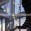 Modern villa long led stair spiral brass crystal chandelier high ceiling pendant light staircase chandelier