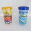 PS Double Wall Hotsale BPA Free Plastic Mason Jar With Handle And Straw