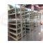 Ergonomic esd safe shelf in workshop with durable materials