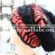 new design mink fur knitted winter baggy headwear with linedsoft and warm beanie