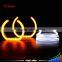 Xenon Headlight Switchback LED Angel Eyes Halo Rings Kit For BMW E90 E92 E93 M3 F30