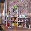Metal storage rack with wheels