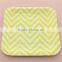 Party Favors 7 inch chevron square party paper plates for party supplies
