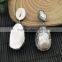 LFD-001P ~ Druzy Pearl Pave Rhinestone Charms Pendants For Necklace Jewelry Finding